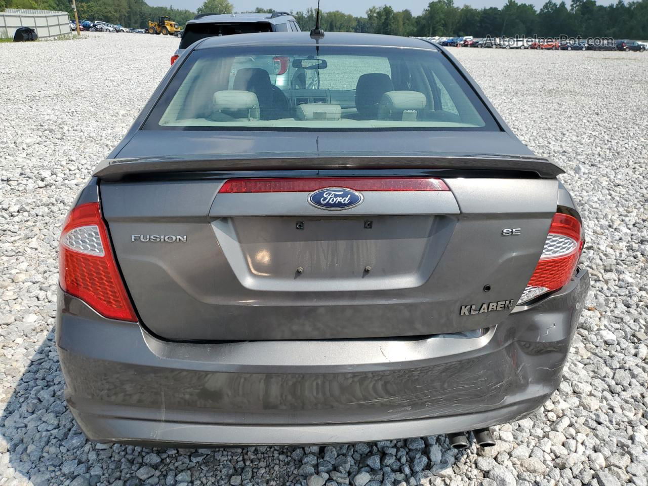 2010 Ford Fusion Se Gray vin: 3FAHP0HA1AR376290