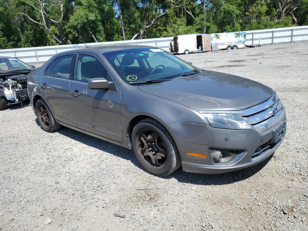 2010 Ford Fusion Se Gray vin: 3FAHP0HA1AR398791