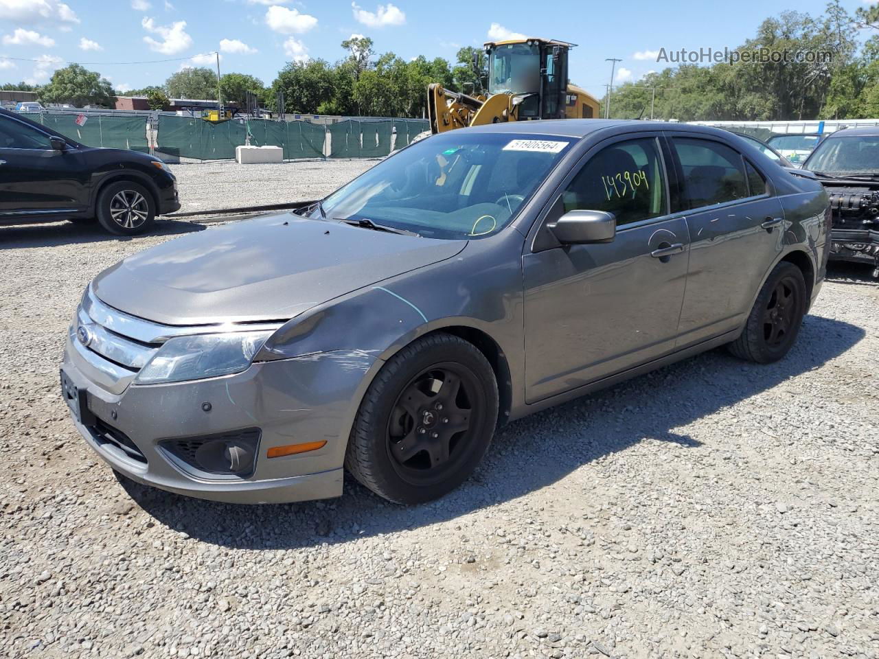 2010 Ford Fusion Se Gray vin: 3FAHP0HA1AR398791