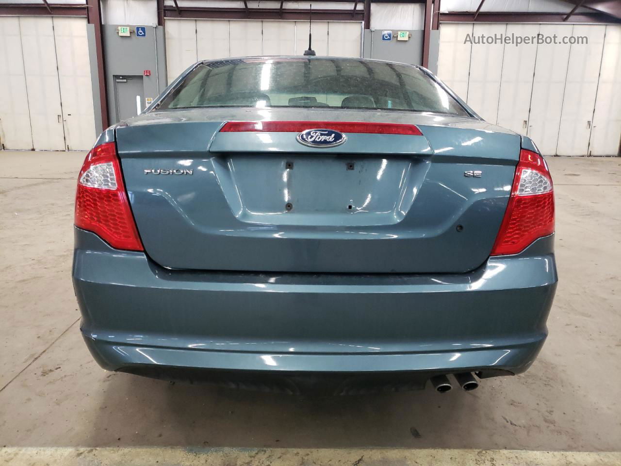 2012 Ford Fusion Se Blue vin: 3FAHP0HA1CR111596