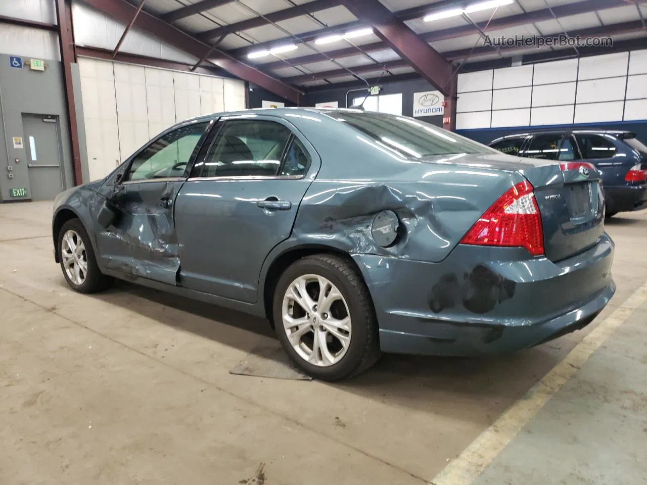 2012 Ford Fusion Se Blue vin: 3FAHP0HA1CR111596