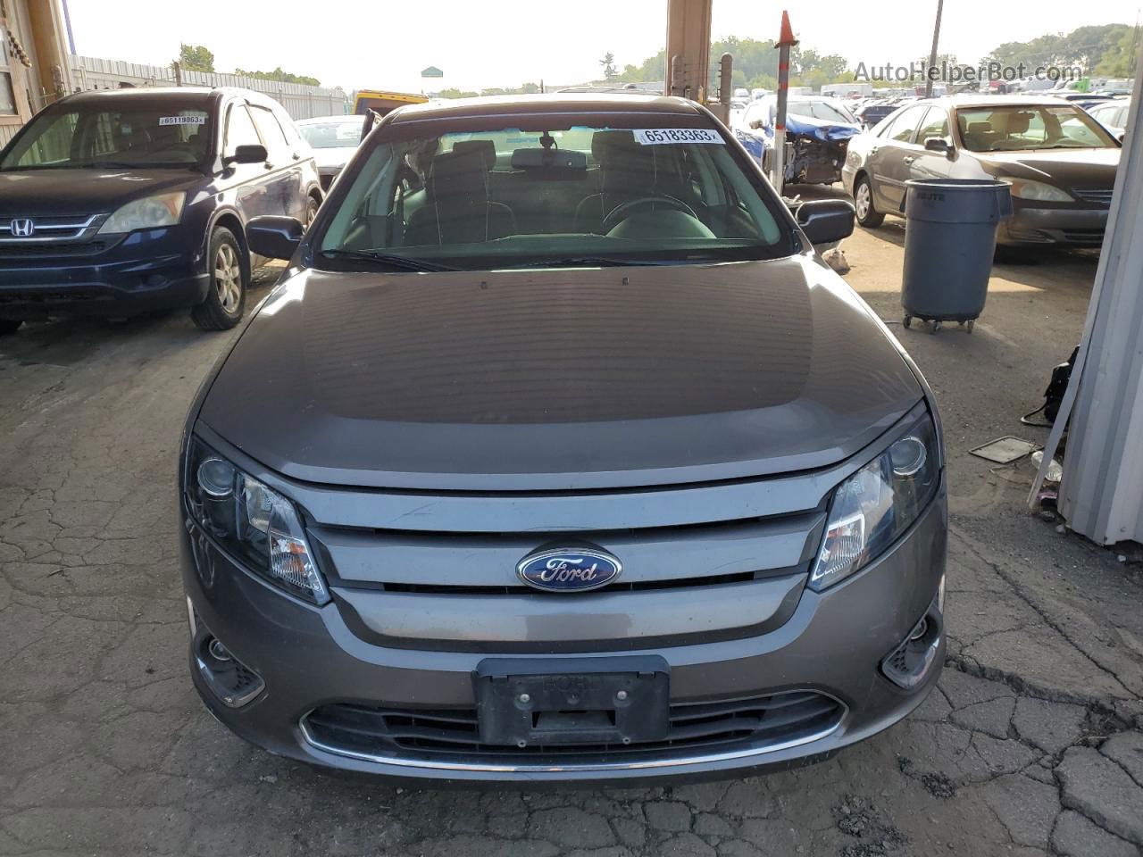 2012 Ford Fusion Se Gray vin: 3FAHP0HA1CR112523