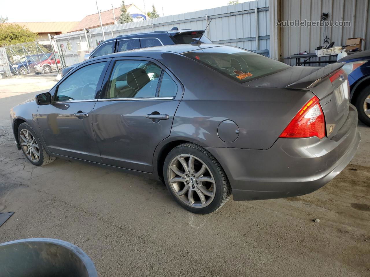 2012 Ford Fusion Se Gray vin: 3FAHP0HA1CR112523