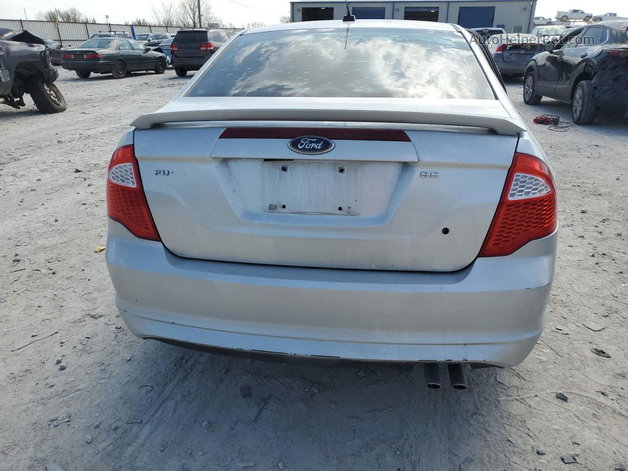 2012 Ford Fusion Se Silver vin: 3FAHP0HA1CR115681