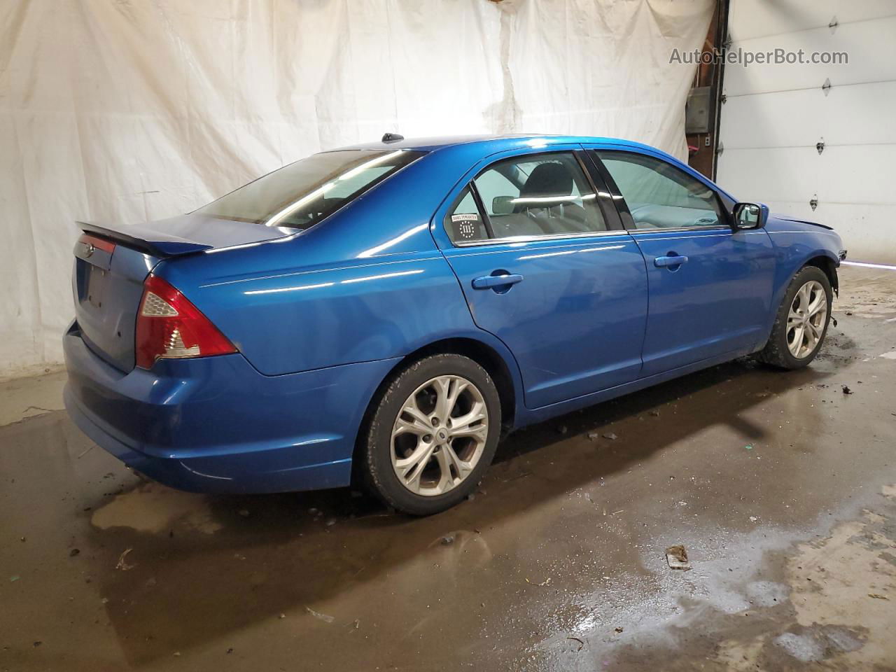 2012 Ford Fusion Se Blue vin: 3FAHP0HA1CR142766