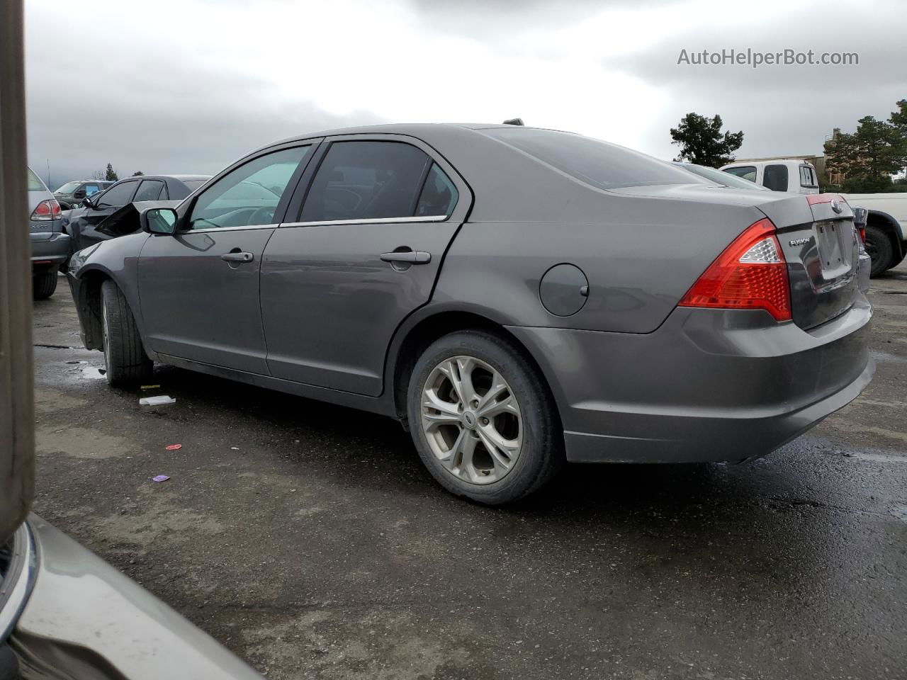 2012 Ford Fusion Se Gray vin: 3FAHP0HA1CR207115