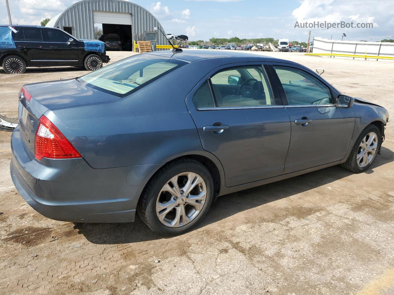 2012 Ford Fusion Se Blue vin: 3FAHP0HA1CR258744