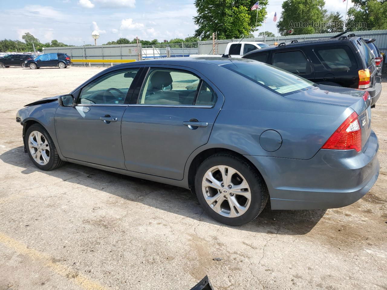 2012 Ford Fusion Se Blue vin: 3FAHP0HA1CR258744