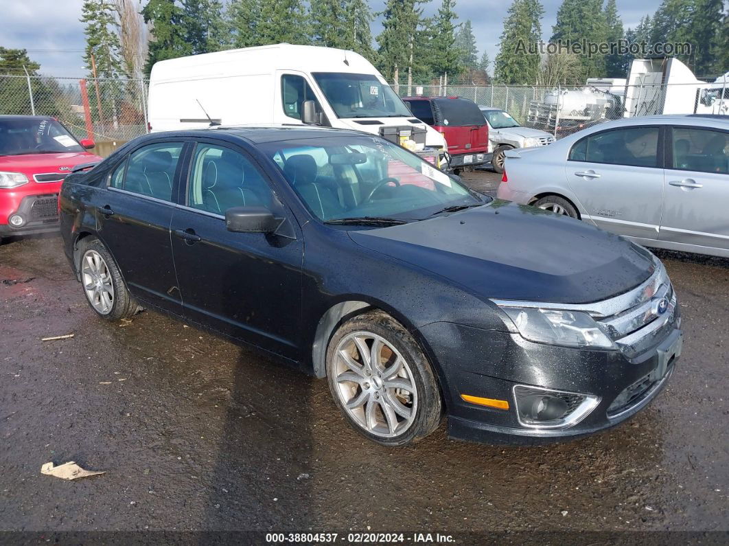 2012 Ford Fusion Se Black vin: 3FAHP0HA1CR260039