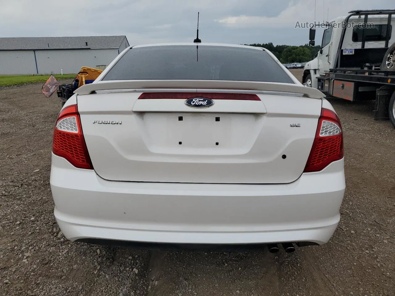 2012 Ford Fusion Se White vin: 3FAHP0HA1CR319624