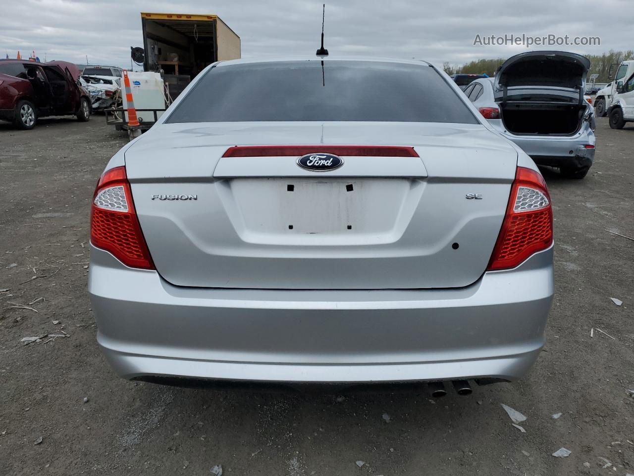 2012 Ford Fusion Se Silver vin: 3FAHP0HA1CR346127