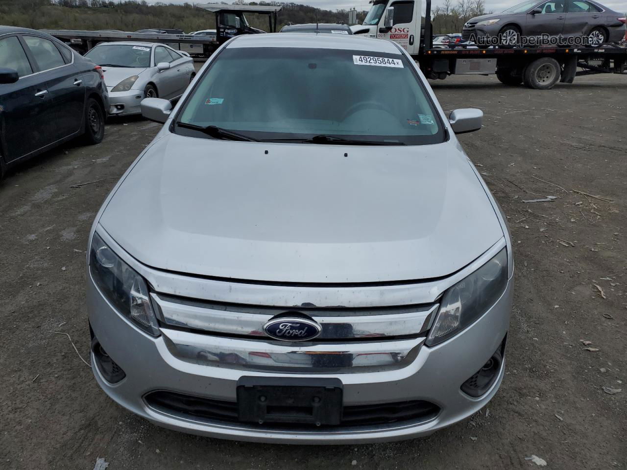 2012 Ford Fusion Se Silver vin: 3FAHP0HA1CR346127