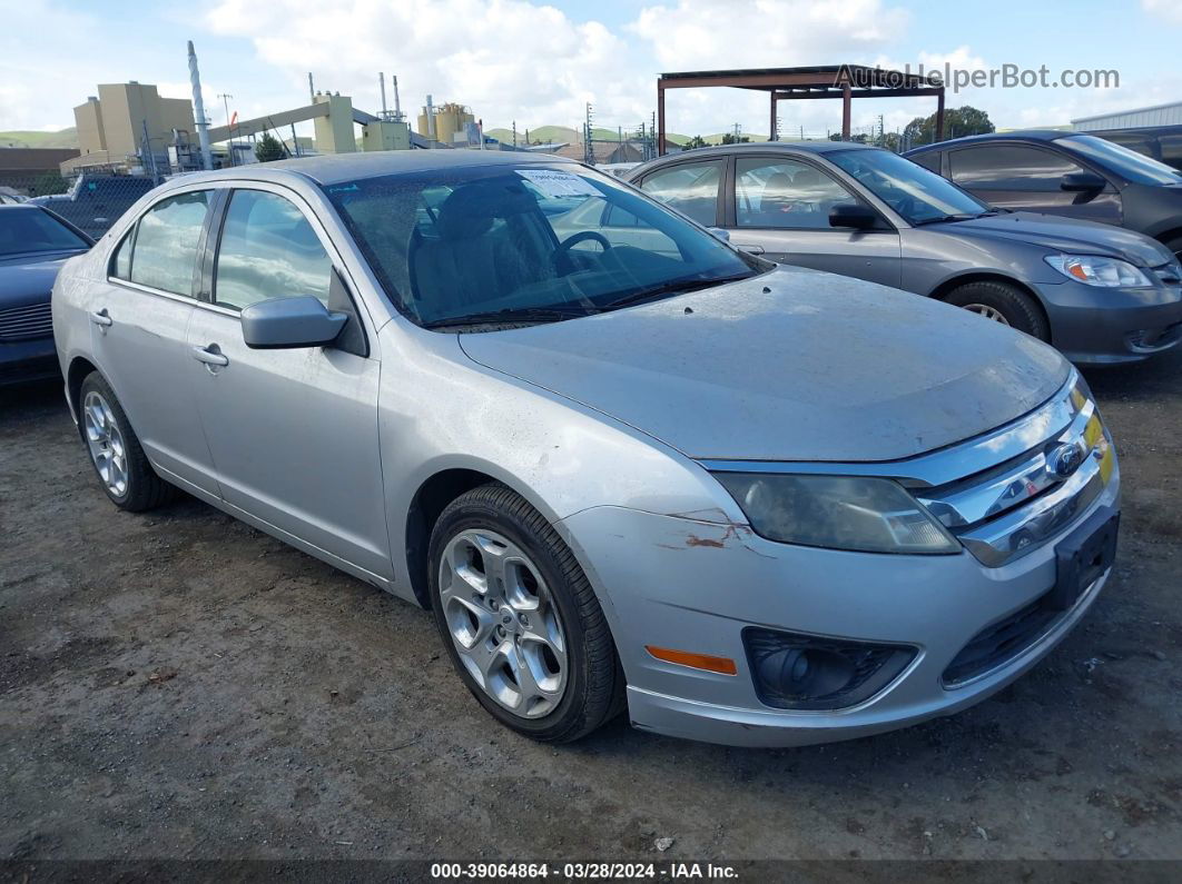 2010 Ford Fusion Se Silver vin: 3FAHP0HA2AR105870