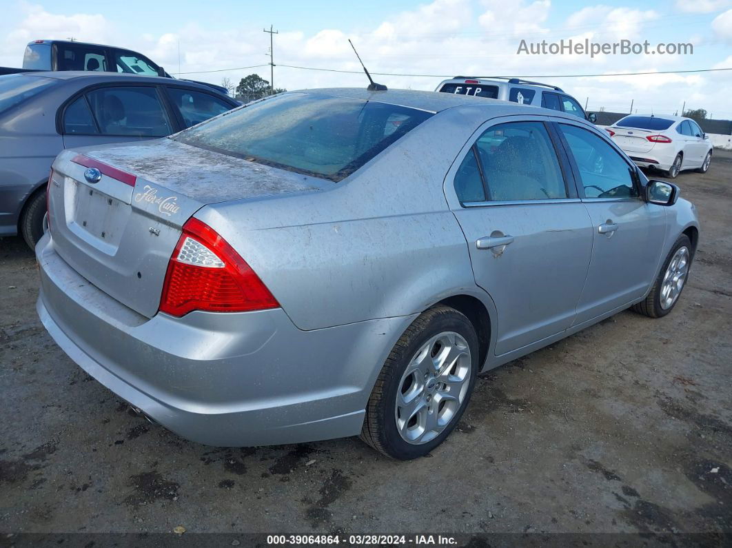 2010 Ford Fusion Se Silver vin: 3FAHP0HA2AR105870