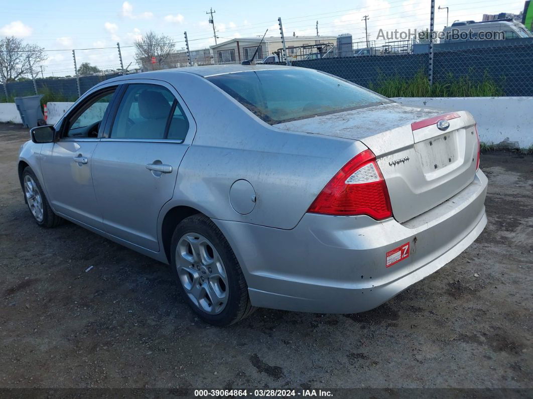 2010 Ford Fusion Se Silver vin: 3FAHP0HA2AR105870