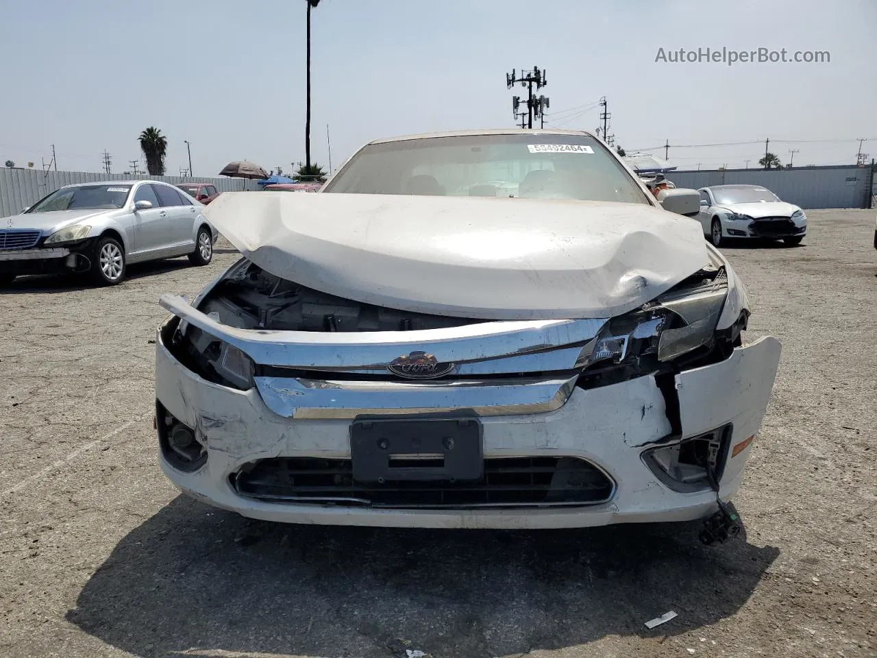 2010 Ford Fusion Se White vin: 3FAHP0HA2AR108011