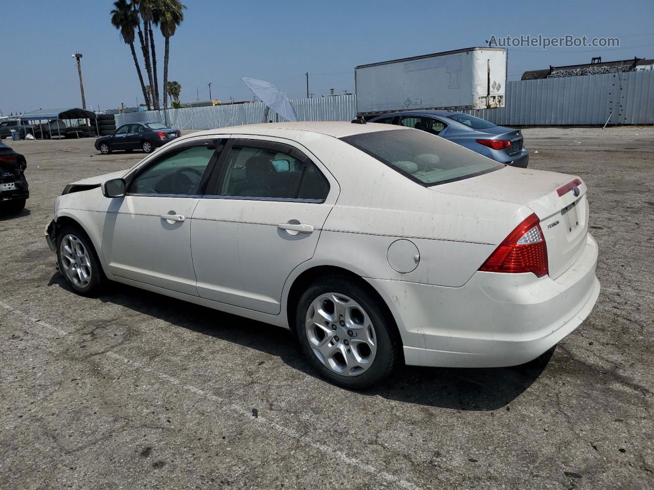 2010 Ford Fusion Se White vin: 3FAHP0HA2AR108011