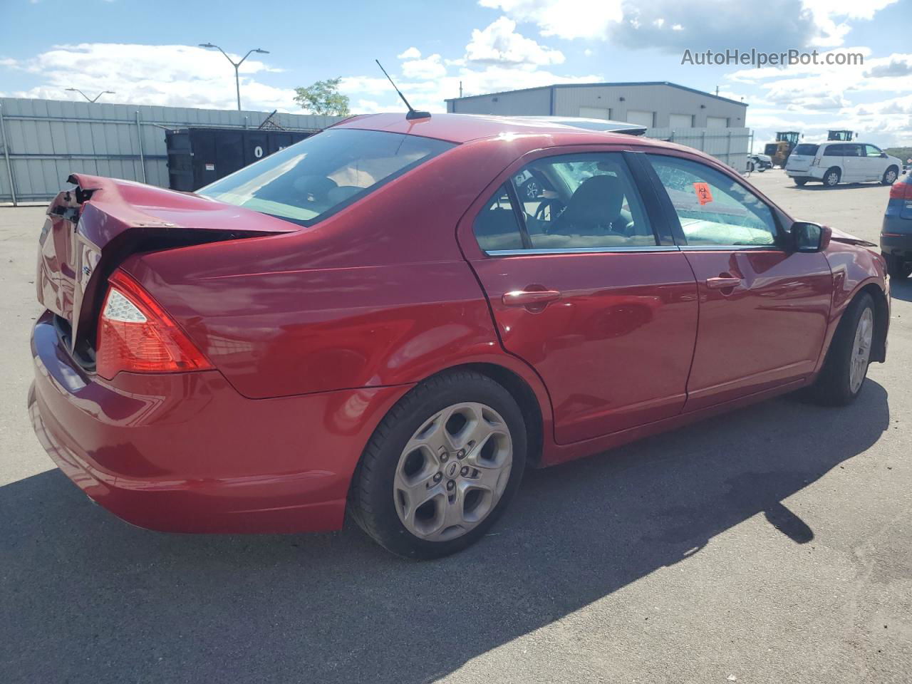 2010 Ford Fusion Se Red vin: 3FAHP0HA2AR129506