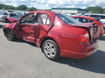 2010 Ford Fusion Se Red vin: 3FAHP0HA2AR129506