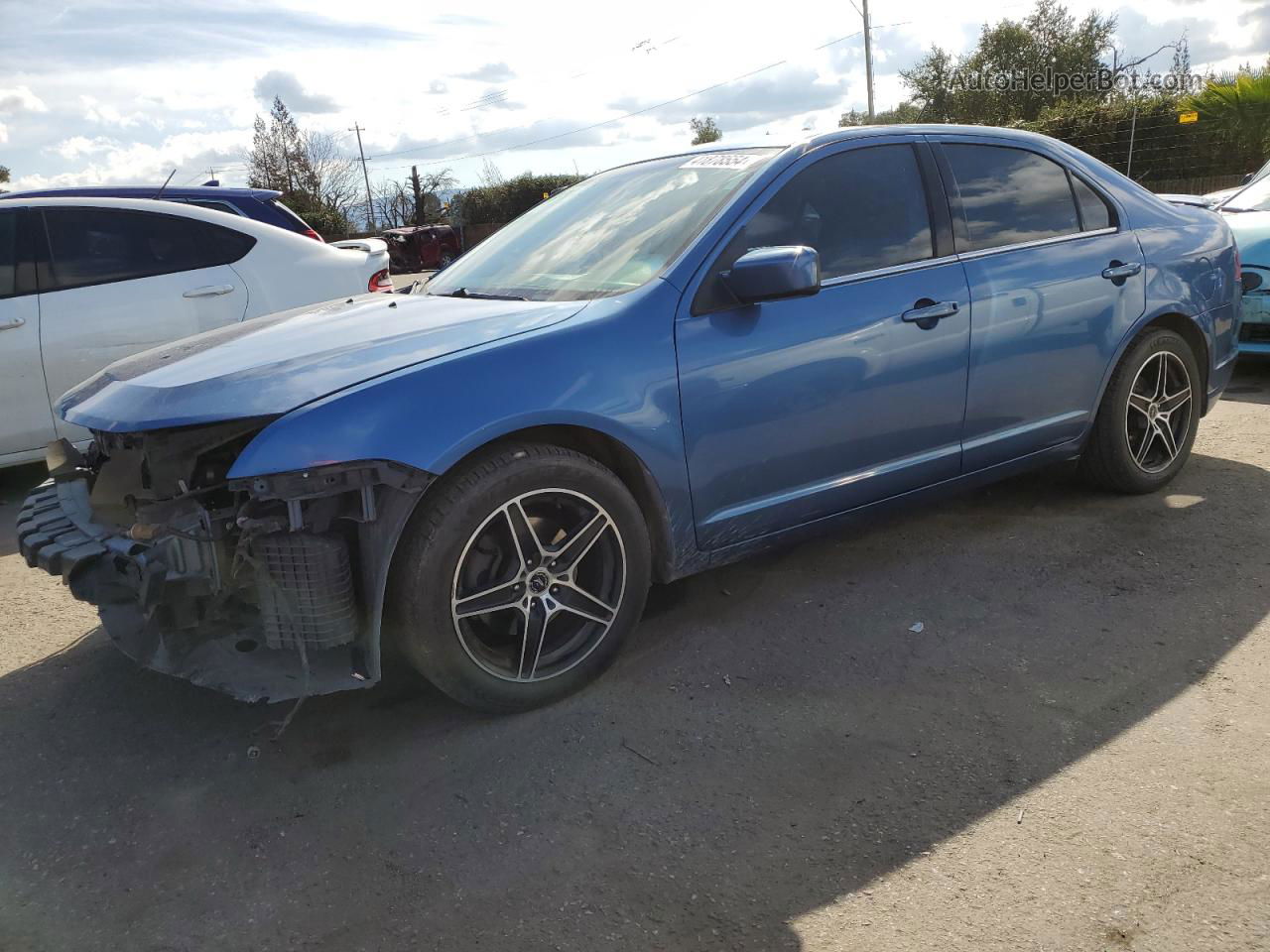 2010 Ford Fusion Se Blue vin: 3FAHP0HA2AR161341