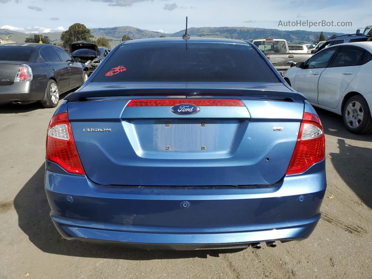 2010 Ford Fusion Se Blue vin: 3FAHP0HA2AR161341