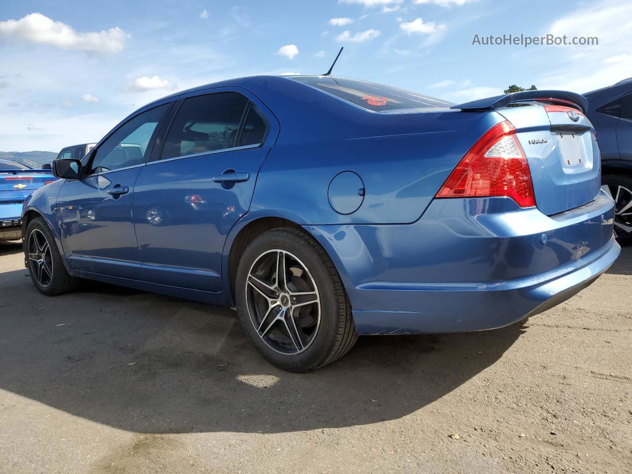 2010 Ford Fusion Se Blue vin: 3FAHP0HA2AR161341