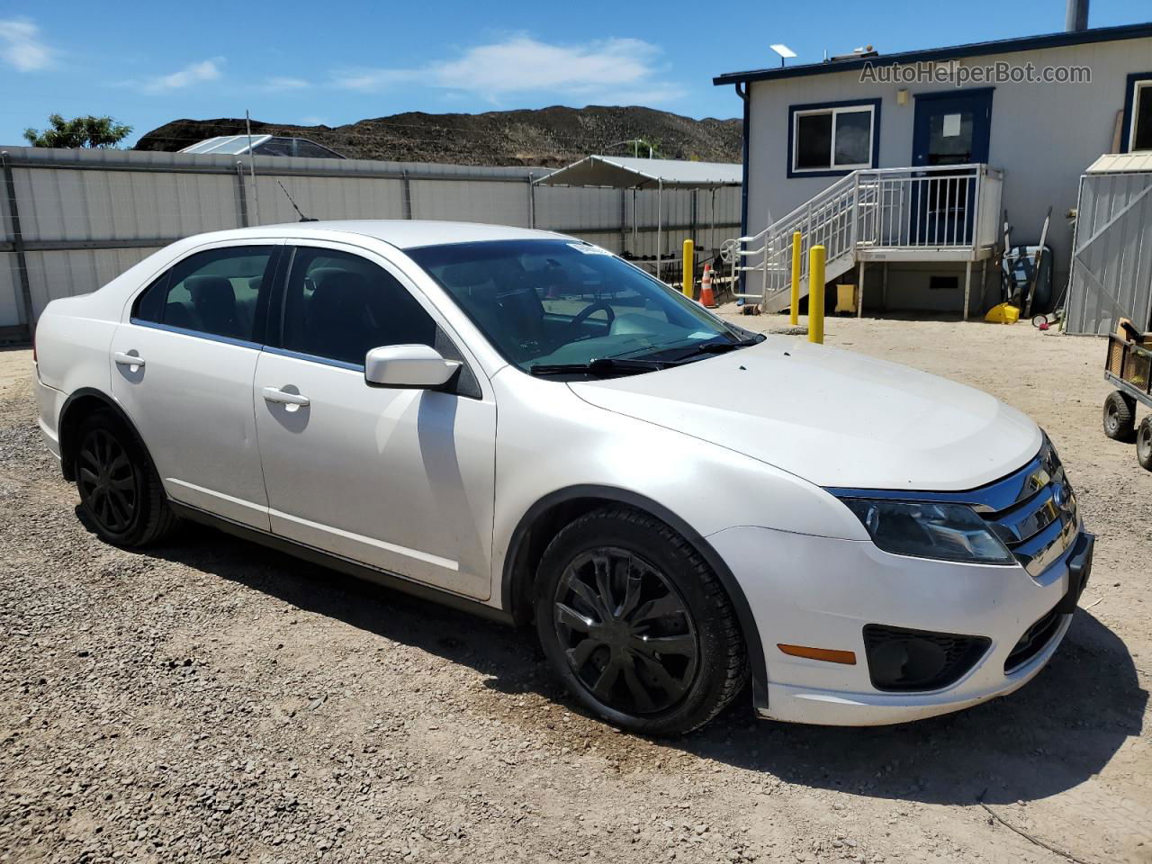 2010 Ford Fusion Se White vin: 3FAHP0HA2AR193593