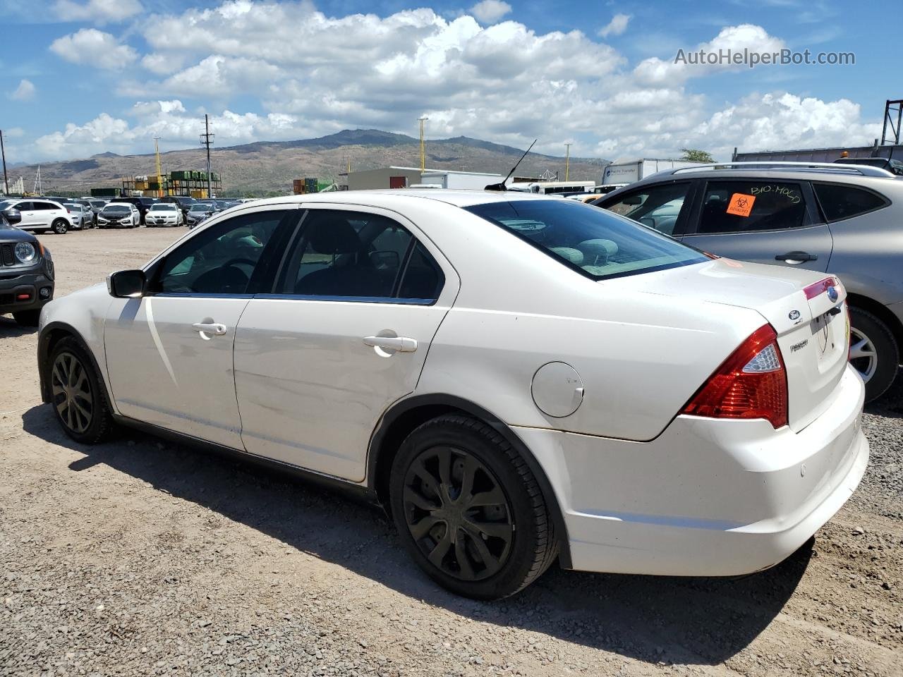 2010 Ford Fusion Se White vin: 3FAHP0HA2AR193593