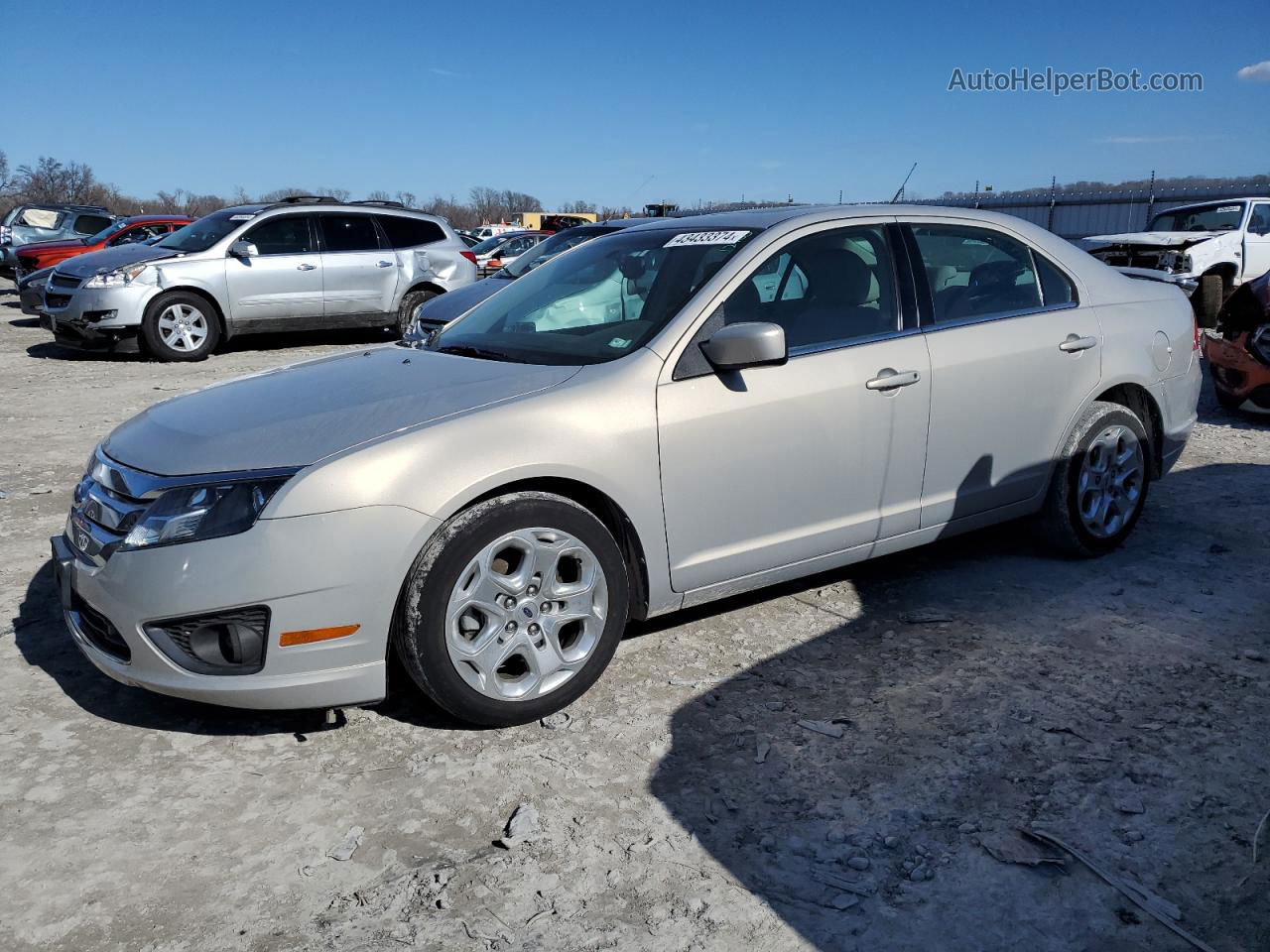 2010 Ford Fusion Se Silver vin: 3FAHP0HA2AR210084