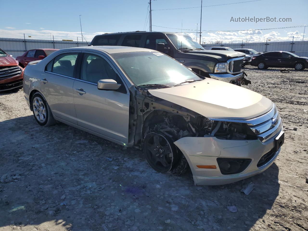 2010 Ford Fusion Se Silver vin: 3FAHP0HA2AR210084