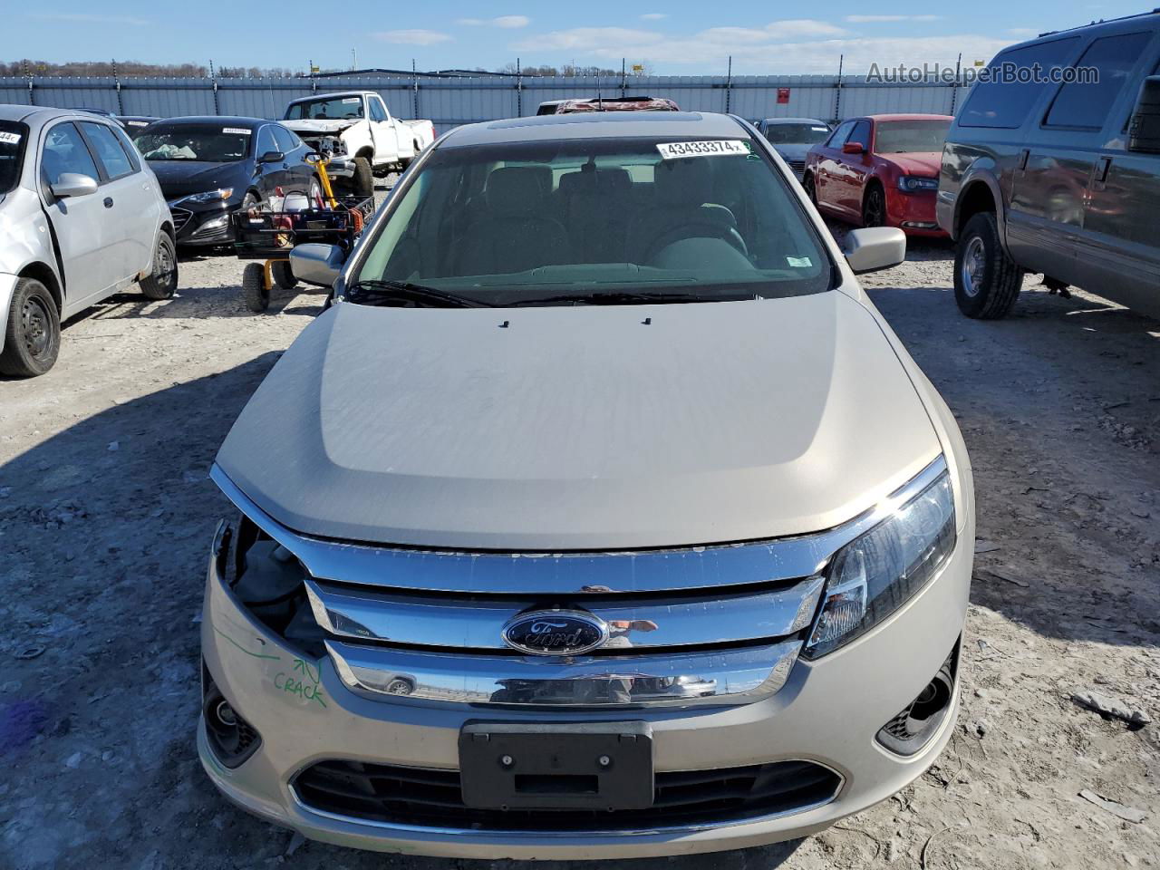 2010 Ford Fusion Se Silver vin: 3FAHP0HA2AR210084