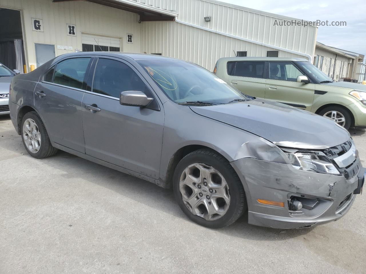 2010 Ford Fusion Se Gray vin: 3FAHP0HA2AR338342