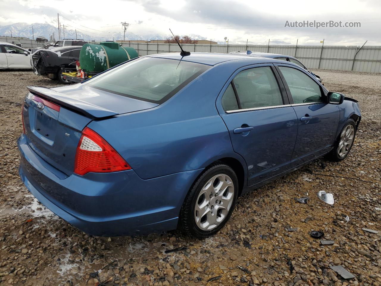 2010 Ford Fusion Se Синий vin: 3FAHP0HA2AR378789