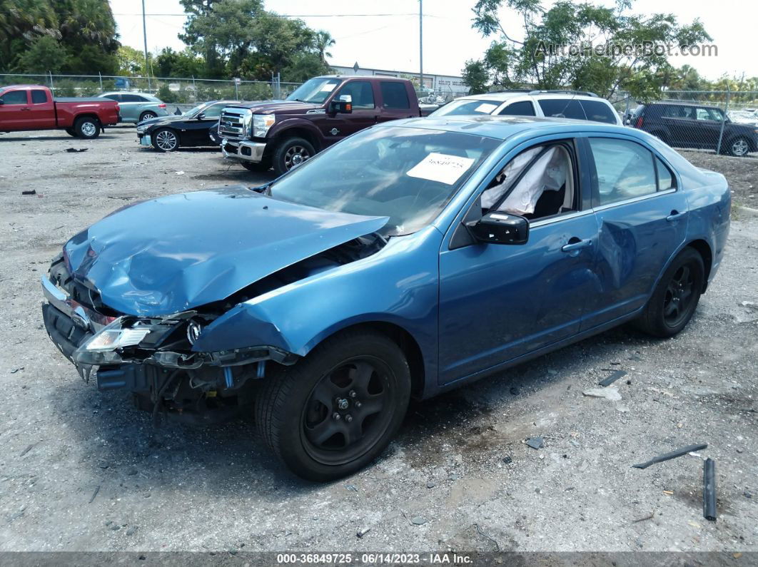 2010 Ford Fusion Se Blue vin: 3FAHP0HA2AR380638