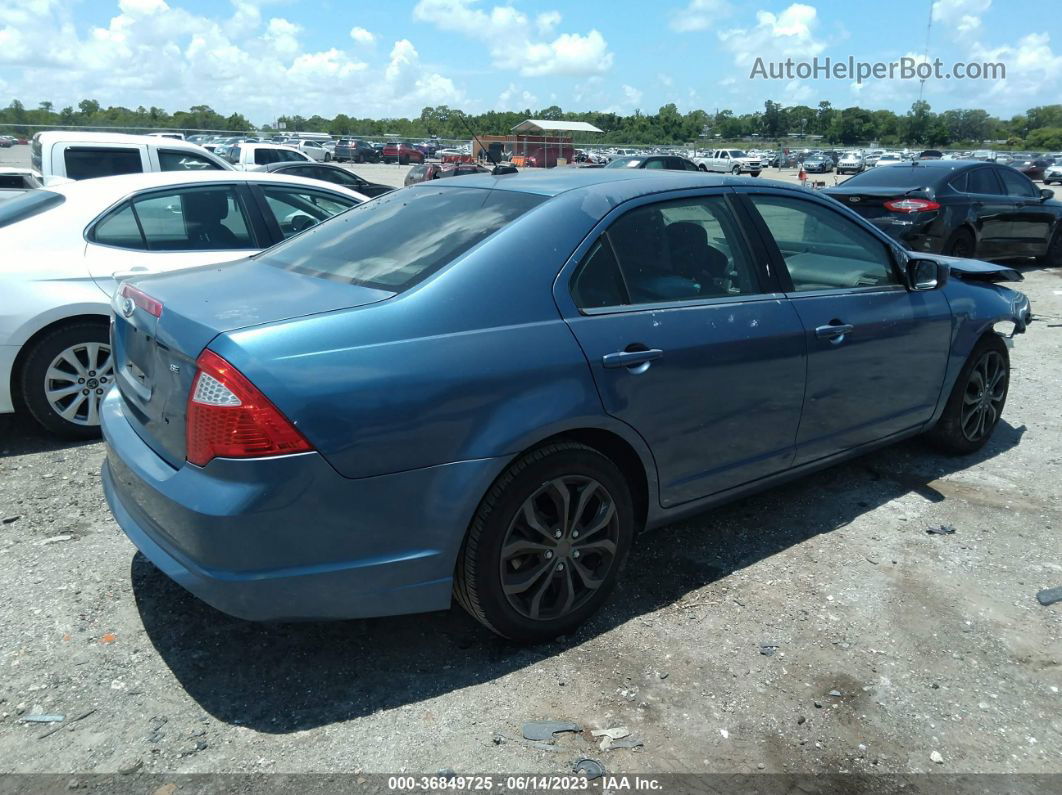 2010 Ford Fusion Se Blue vin: 3FAHP0HA2AR380638