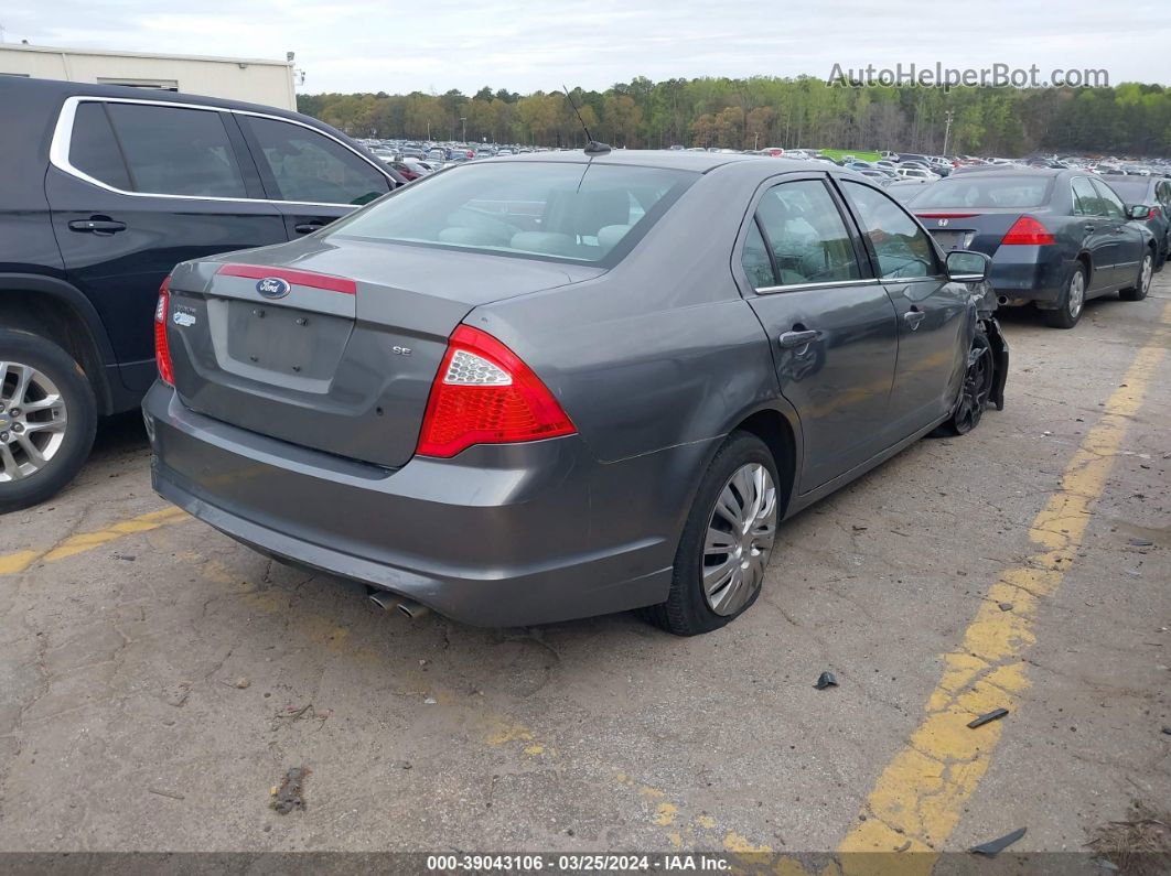 2010 Ford Fusion Se Gray vin: 3FAHP0HA2AR408387