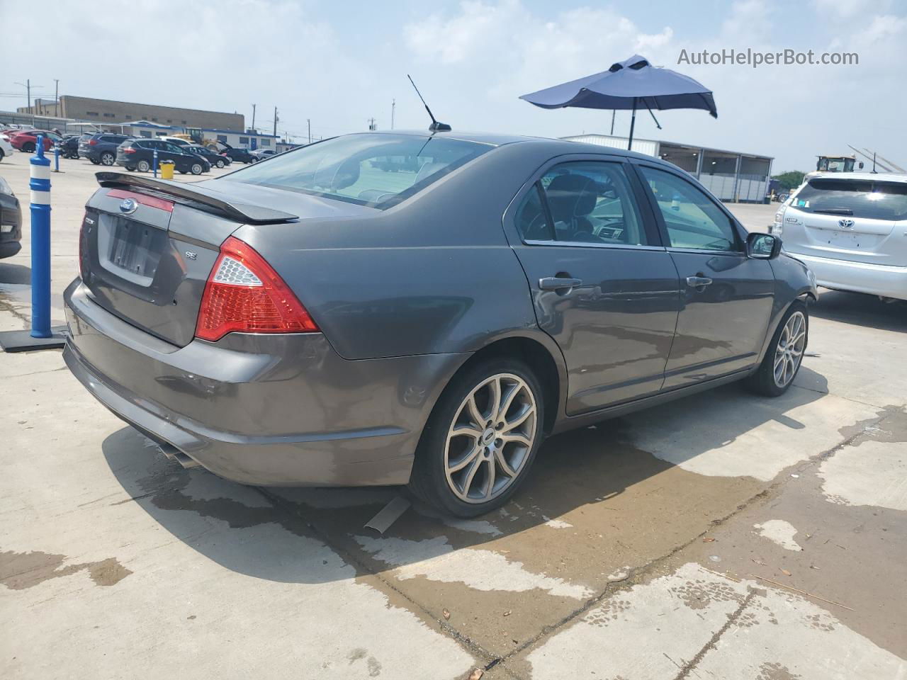 2012 Ford Fusion Se Gray vin: 3FAHP0HA2CR108089