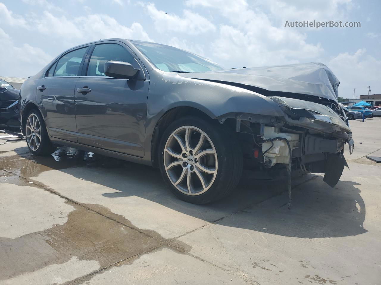 2012 Ford Fusion Se Gray vin: 3FAHP0HA2CR108089