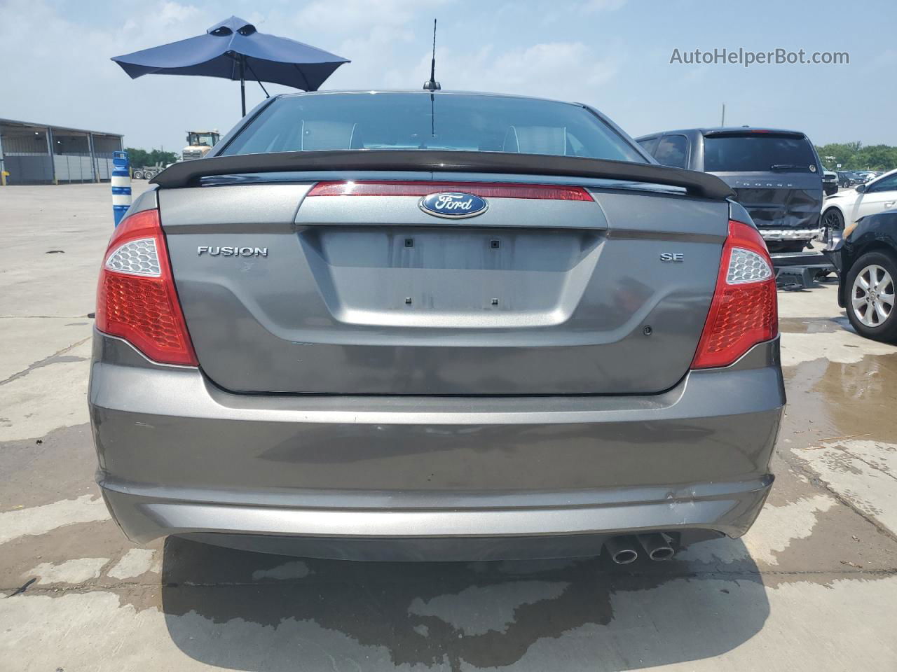 2012 Ford Fusion Se Gray vin: 3FAHP0HA2CR108089