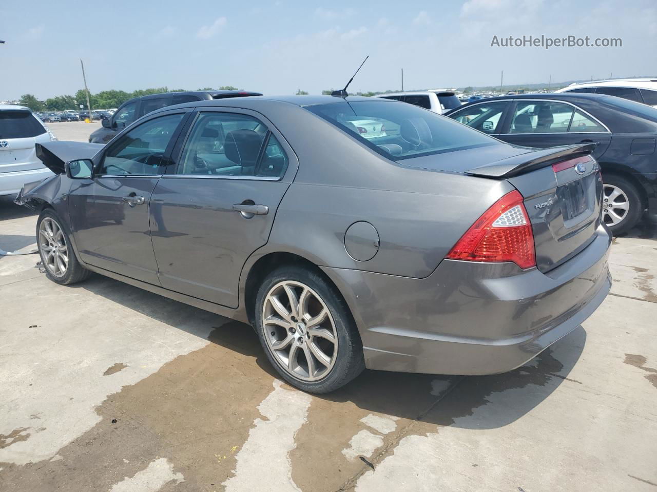 2012 Ford Fusion Se Gray vin: 3FAHP0HA2CR108089