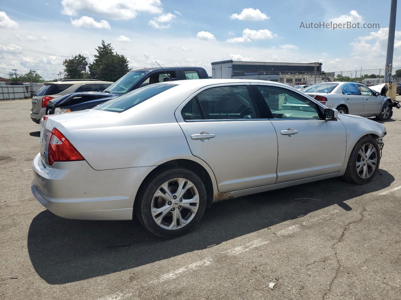 2012 Ford Fusion Se Серебряный vin: 3FAHP0HA2CR129542