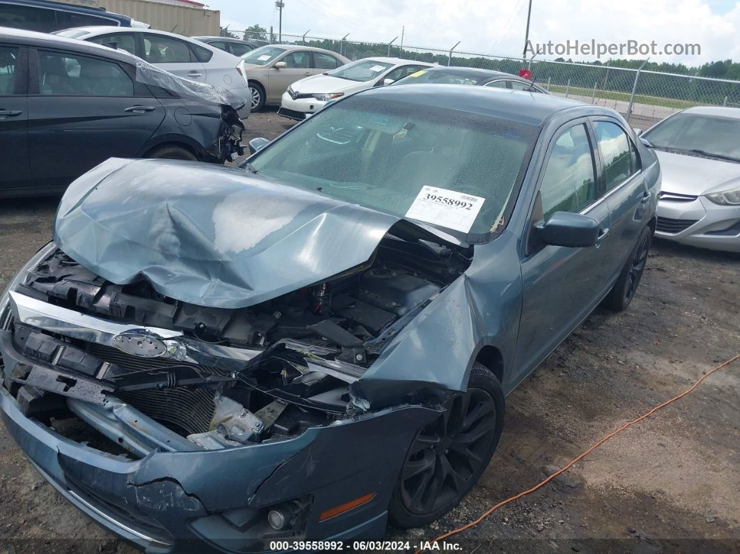 2012 Ford Fusion Se Blue vin: 3FAHP0HA2CR148477