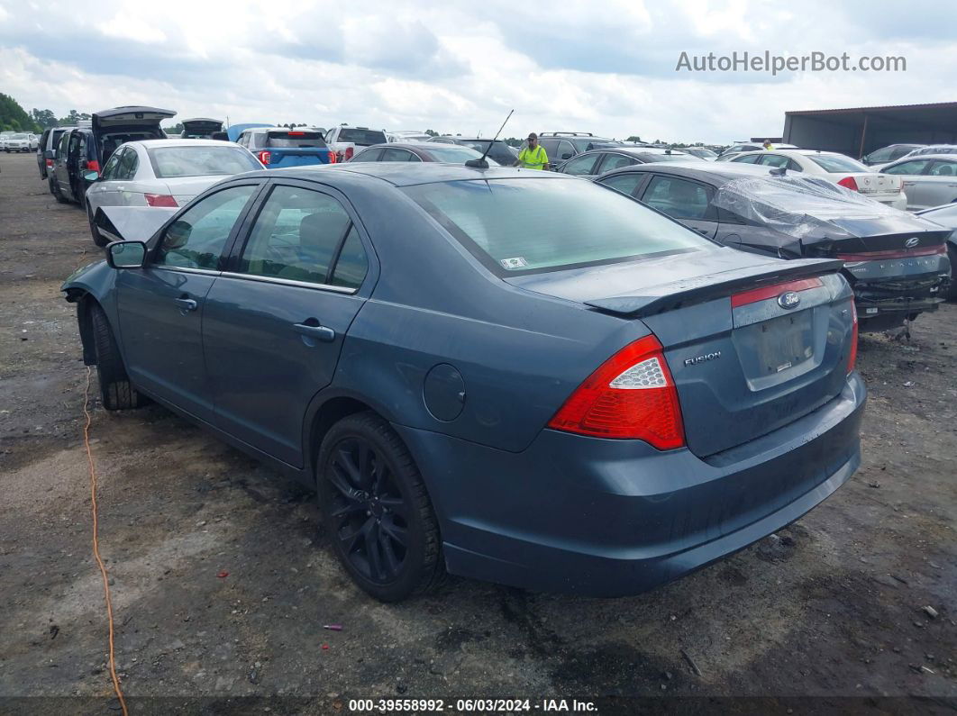 2012 Ford Fusion Se Blue vin: 3FAHP0HA2CR148477