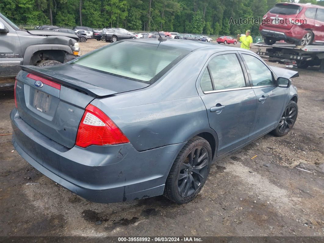 2012 Ford Fusion Se Blue vin: 3FAHP0HA2CR148477