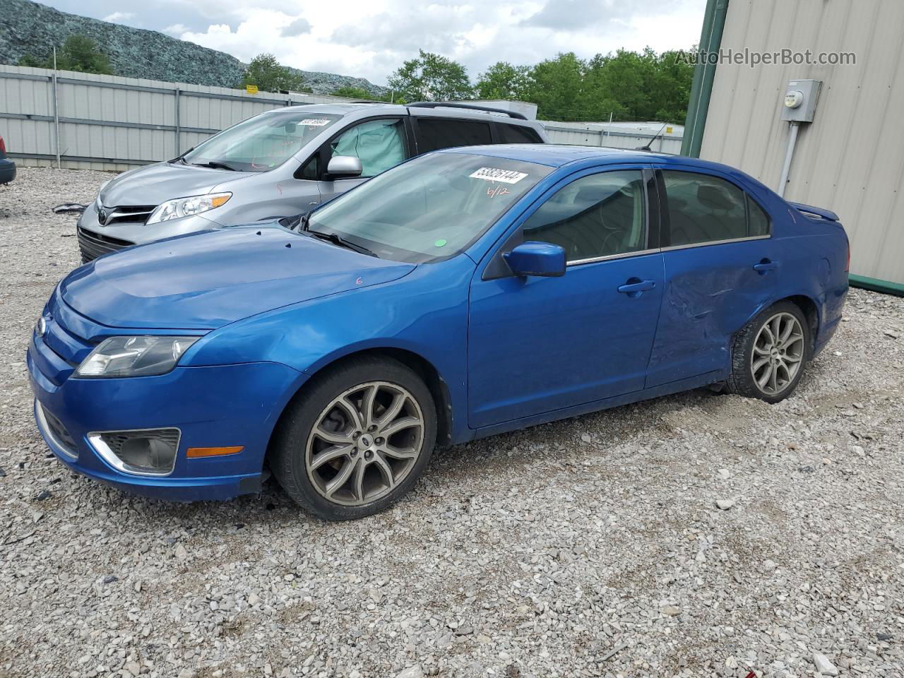 2012 Ford Fusion Se Blue vin: 3FAHP0HA2CR149841