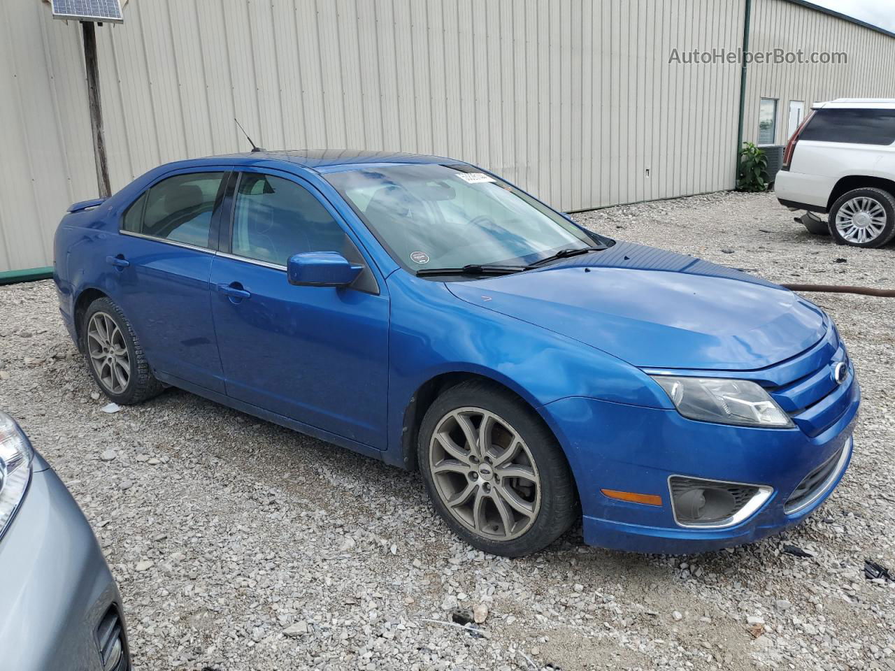 2012 Ford Fusion Se Синий vin: 3FAHP0HA2CR149841