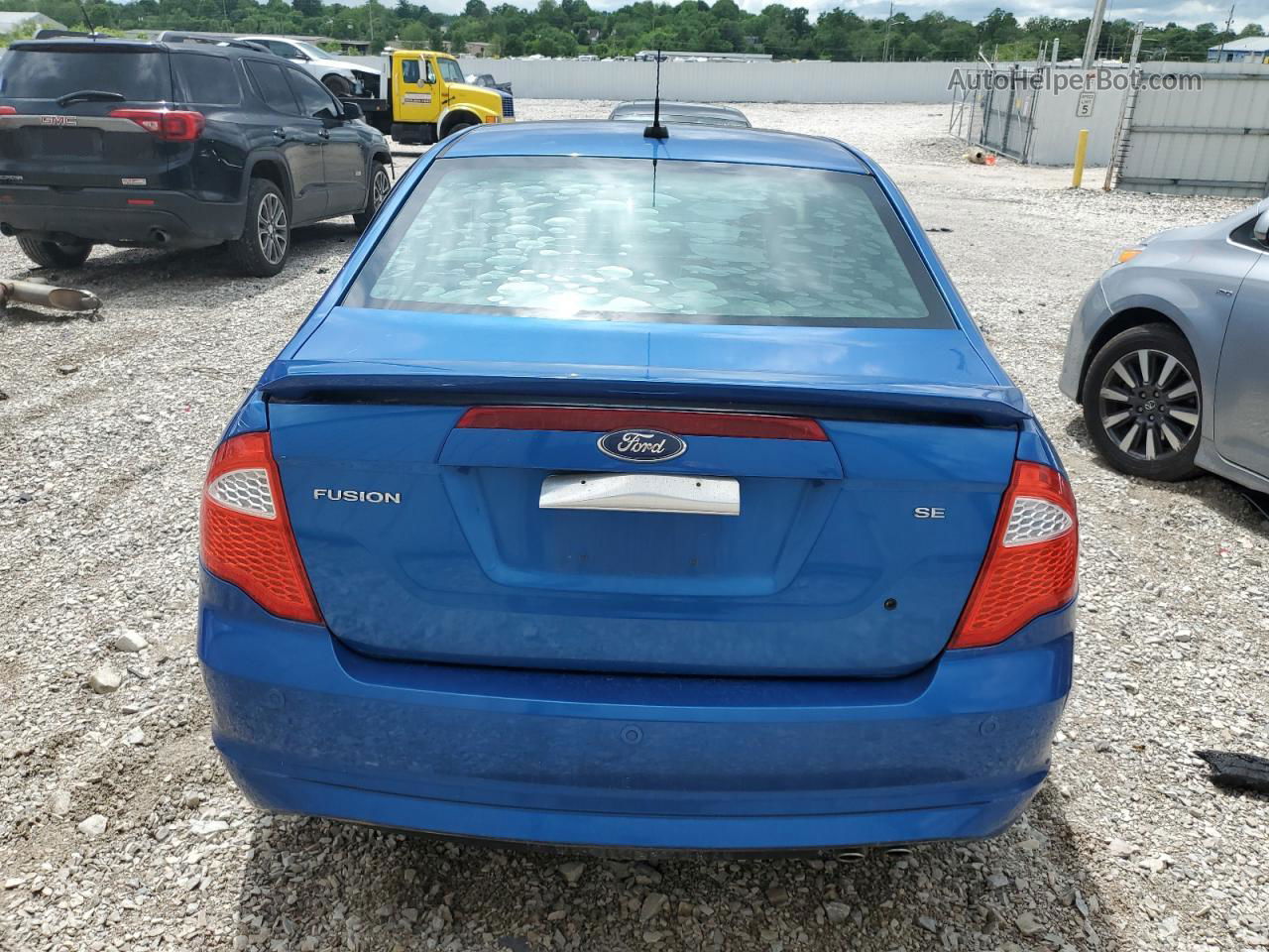 2012 Ford Fusion Se Blue vin: 3FAHP0HA2CR149841