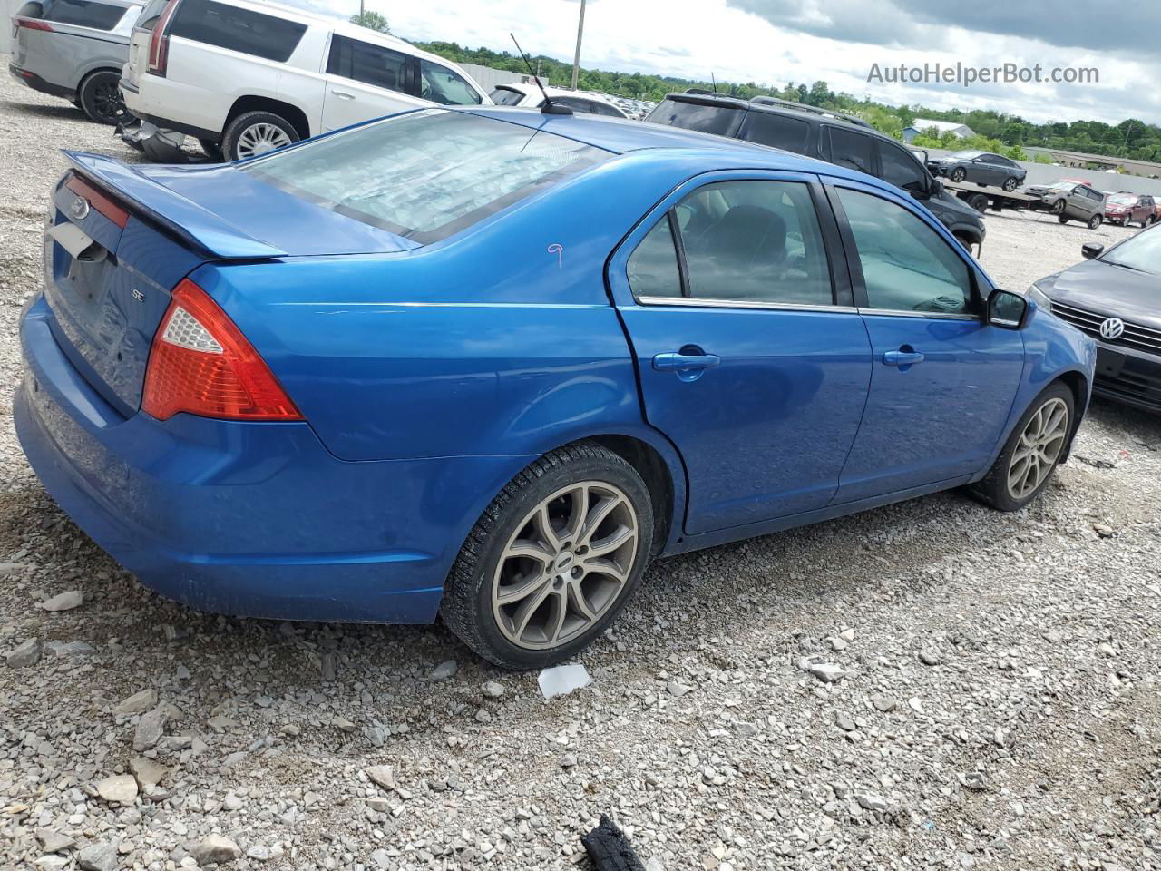 2012 Ford Fusion Se Blue vin: 3FAHP0HA2CR149841