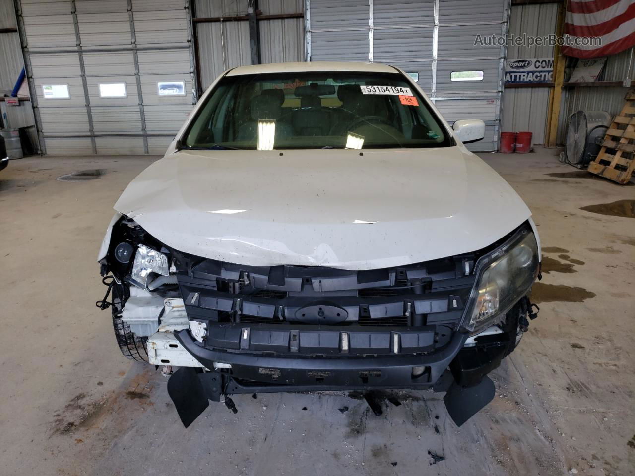 2012 Ford Fusion Se White vin: 3FAHP0HA2CR155431