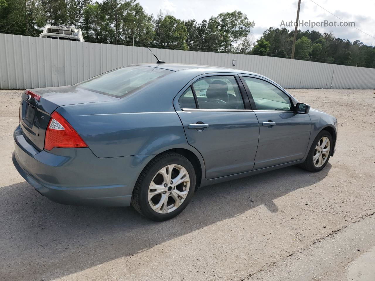 2012 Ford Fusion Se Blue vin: 3FAHP0HA2CR176635